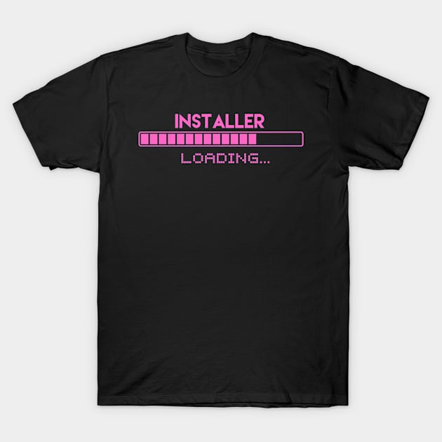 Installer Loading T-Shirt by Grove Designs